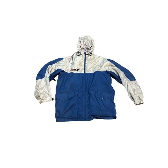 Vintage Fly Racing Snowmobile Jacket Mens XL Riding Gear Winter Snow Full Zip - Picture 5 of 11